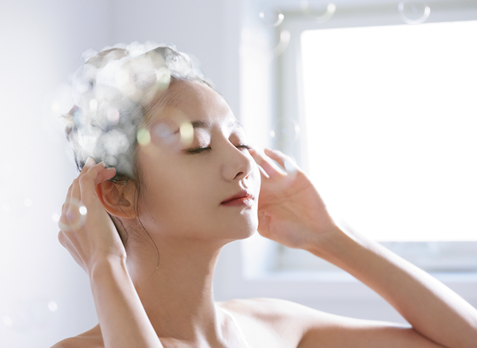 天然由来なのに泡立ち◎